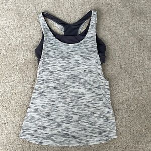 Lululemon tank top with built in bra. Size 6